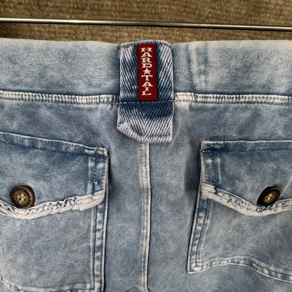 Hard Tail Forever 6 Pocket Cargo Bootleg Flare Pants size L - Picture 14 of 15